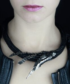 Alternative view of Magma  Choker Necklace Pearly