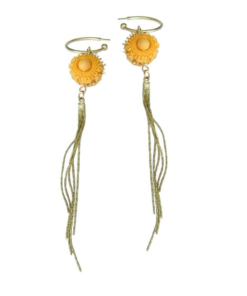 Boucles D'Oreilles Pendante Or-Ganic
