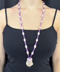 Alternative view of Elements Oroya Pendant Necklace Glycine/Nacre