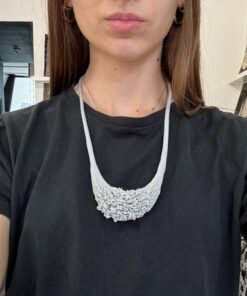 Alternative view of Sautoir Necklace Adna Grey