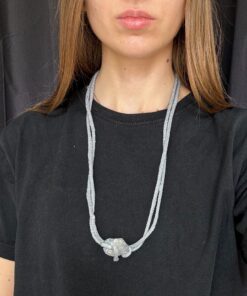 Alternative view of Quartz Necklace Silver