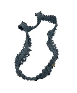 Collier Ruban Suna Gris foncé