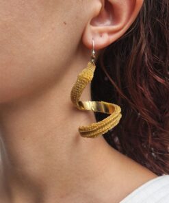 Alternative view of Boucles d'oreilles spirale Onde