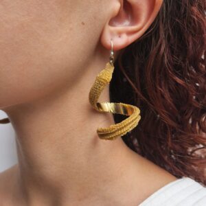 Alternative view of Boucles d'oreilles spirale Onde