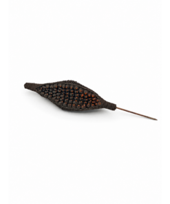 Broche Kiwano Marron