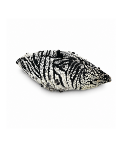 Pochette « Fungi » en noir et blanc